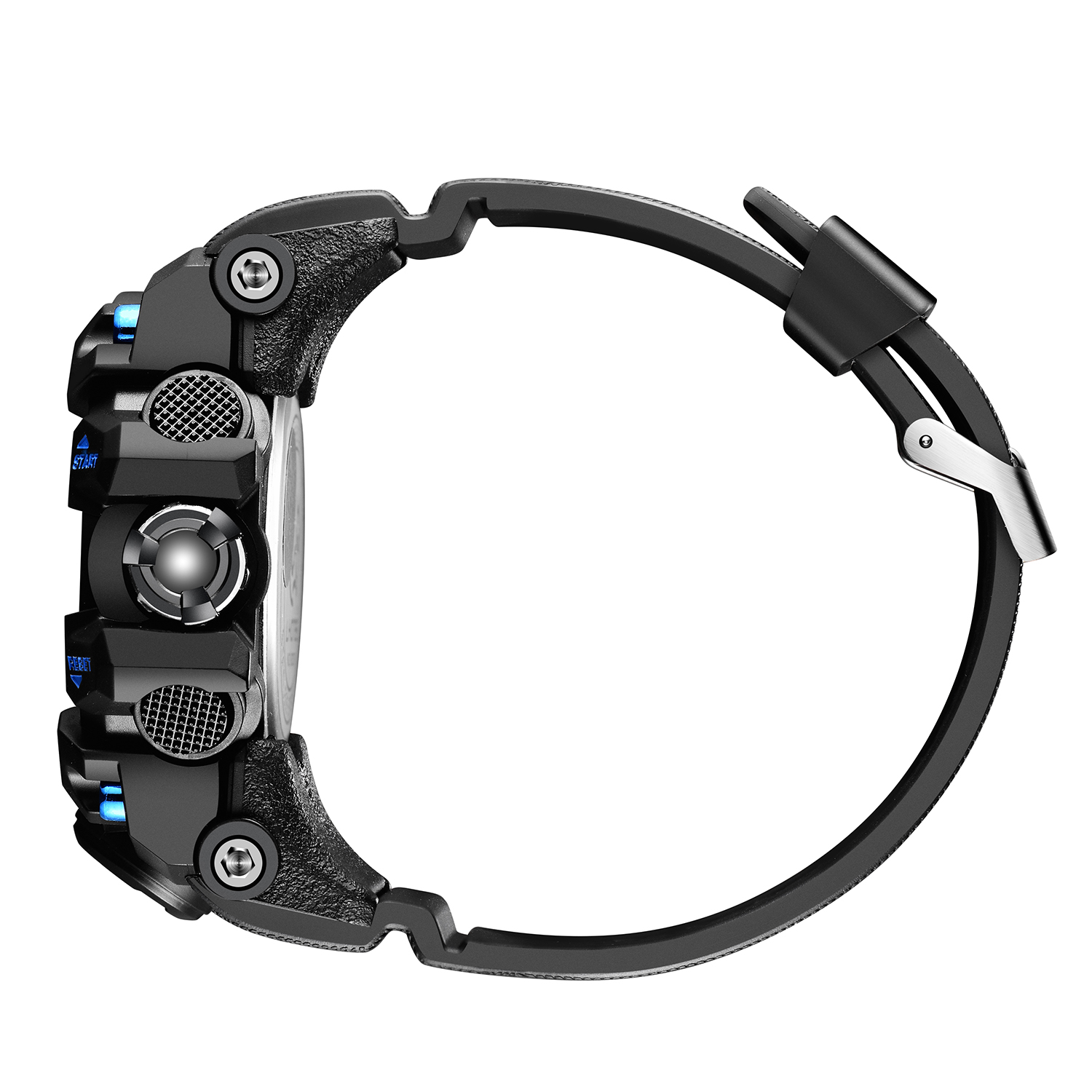 LHOTSE 3003 Large size dual display waterproof luminous men's sports digital watch - Image 6